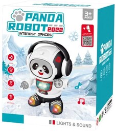 ROBOT PANDA W SŁUCHAWKACH INTERAKTYWNA ZABAWKA DLA DZIECI