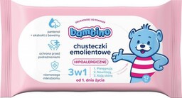 NIVEA Bambino Chusteczki emolientowe 3w1 hipoalergiczne 1 x