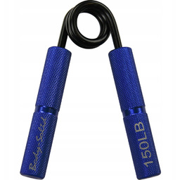 Trenażer dłoni ściskacz 150LB/ 67,5kg Blue aluminiowa rękojeść