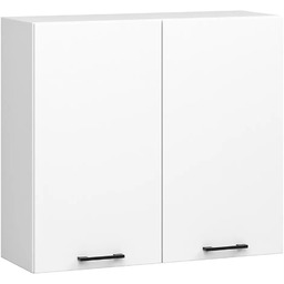 Elior Biała górna szafka kuchenna z półkami 80