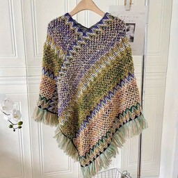 PONCHO Ponczo KOWBOJSKIE pocahontas Narzuta Western tkane Boho