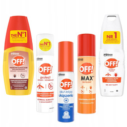 Duży Zestaw Przeciw Komarom Kleszczom Off! 4X100ML Żel