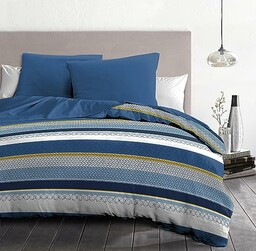 Home Linge Passion Komplet pościeli 220X240 STANIS Niebieski