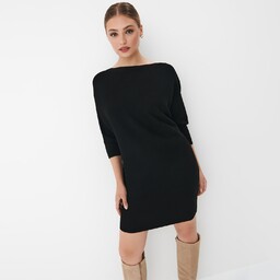 Mohito - Sukienka mini z wiskozą - Czarny