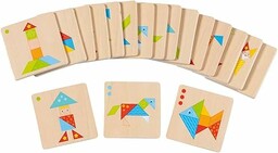 Bunte Tangram Welt