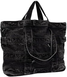 Replay Damska torba na zakupy, dżinsowa, 0097 Black