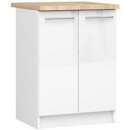 Edinos Dolna szafka kuchenna w kolorze biały połysk