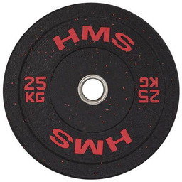 Talerz Olimpijski Bumper 25KG Hms HTBR25 Obciążenie Olimpijskie