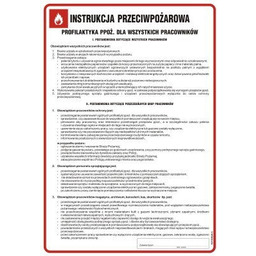 DB016 Instrukcja przeciwpożarowa - profilaktyka ppoż. dla wszystkich