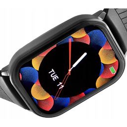 Rubicon Smartwatch RNCF34-CZARNY-CZARNY Silikon