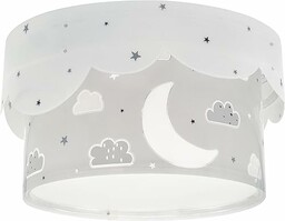 Dziecięca lampa sufitowa Dalber Moon i Grey Stars