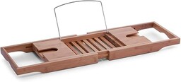 Zeller 13606 półka na wannę, bambus/metal chromowany