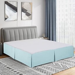Cathay Home podwójna plisowana narzuta na łóżko ze