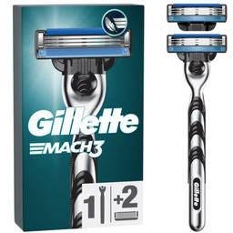 GILLETTE Golarka Mach3 + 2 ostrza