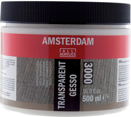 Talens Amsterdam Gesso grunt akryl 500ml Transp