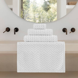 Sorema Ręcznik Chevron White