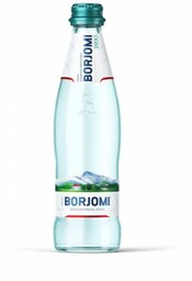 Naturalna Woda Mineralna Gazowana, butelka szklana, Borjomi, 330