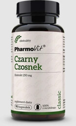 CZARNY CZOSNEK EKSTRAKT (250 mg) BEZGLUTENOWY 90 KAPSUŁEK