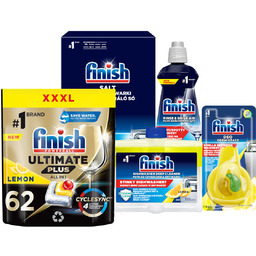 FINISH Ultimate Plus Kapsułki do zmywarki lemon 62