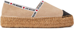 Espadryle LOVE MOSCHINO JA10553G0IIG0131 Beżowy