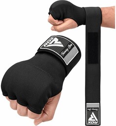 RDX Bandaże Bokserskie Owijki Żelowe Inner Gloves Black