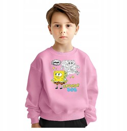 Bluza Dziecięca Młodzieżowa Spongebob Kanciastoporty 104