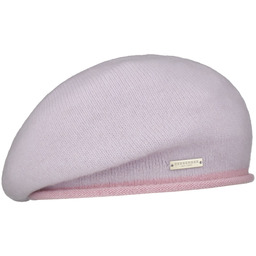 Czapka Baskijska z Kaszmirem Vemanea by Seeberger, liliowy,