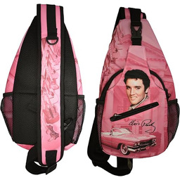Mid-South Products Elvis Presley Sling Bag - Pink
