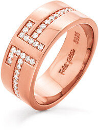 Biżuteria FOLLI FOLLIE 3R18S008RC-52. Pierścionek, Kolor różowy. Kobieta.