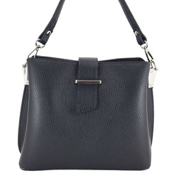 Kuferek skórzany BARBERINI''S czarny 752-1