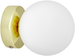 LAMPA ŚCIENNA KINKIET NOWOCZESNY KLASYCZNY ZŁOTY MARSIADA W1