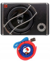 Skrzynia basowa aktywna subwoofer samochodowy 25cm SB-1021 100W
