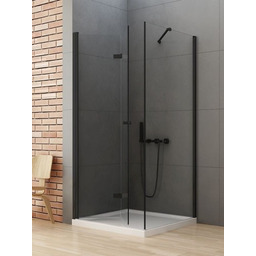 New Trendy New Soleo Black kabina prostokątna drzwi