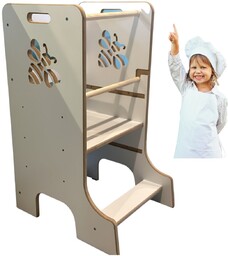 KITCHEN HELPER pomocnik kuchennych KRZESEŁKO dla dzieci ANTYPOŚLIZGOWY