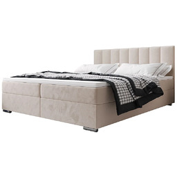 Edinos Beżowe łóżko kontynentalne z pojemnikiem 5 rozmiarów