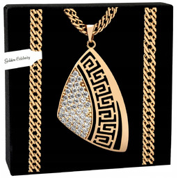 ZŁOTY ŁAŃĆUSZEK DAMSKI ZE STALI CHIRURGICZNEJ, ŁAŃCUSZEK +