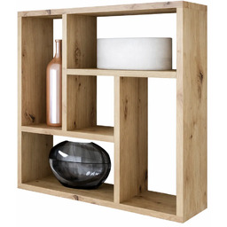 Edinos Premium Nowoczesna półka na książki dąb artisan