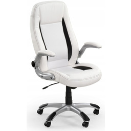 Fotel obrotowy gamingowy Saturn biały Halmar