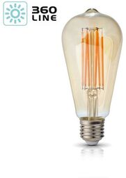 Żarówka FILAMENT LED E27 7W ciepła 2700K łezka