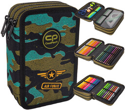 Piórnik z wyposażeniem trzykomorowy dla chłopca, Jumper 3