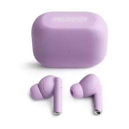 Colorum CTWS-02 Lavenda Dokanałowe Bluetooth 5.3 Fioletowy Słuchawki