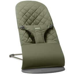BABYBJORN - leżaczek BLISS Woven, Ciemnozielony