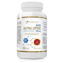 Progress Labs Alpha Lipoic Acid 600mg, 120 kaps.