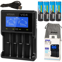 Ładowarka Do Akumulatorów Inteligentna Xtar VC4 Li-ion Ni-mh