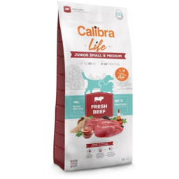 CALIBRA Dog Life Junior Small Medium Fresh Beef