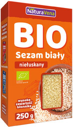 Naturavena Sezam biały niełuskany 250 g (EKO)