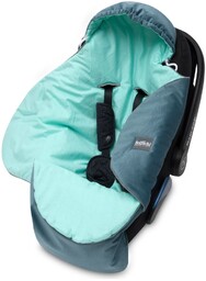 Kocyk samochodowy , mint sage