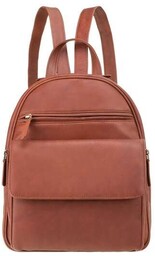 Skórzany plecak damski Visconti V-01433 brązowy