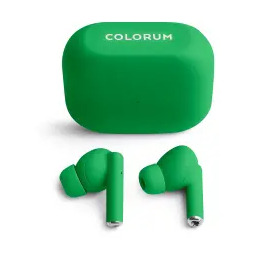 Colorum CTWS-02 Greea Dokanałowe Bluetooth 5.3 Zielony Słuchawki
