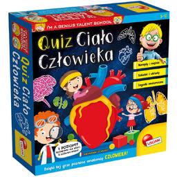 Lisciani, Gra Im a Genius Quiz, Ciało człowieka